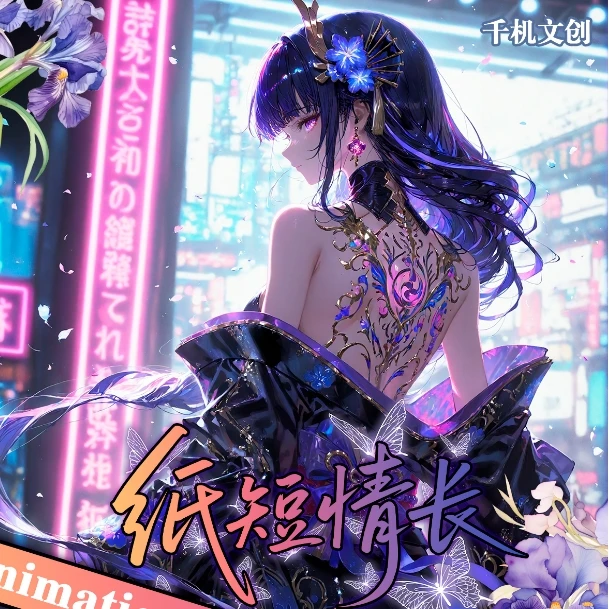{首单一开二 }千机文创《纸短情长》动漫女神邮票集     【涂涂专属】