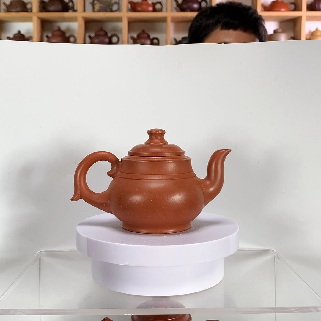 柿***！茶壶紫砂紫砂壶手工制作1