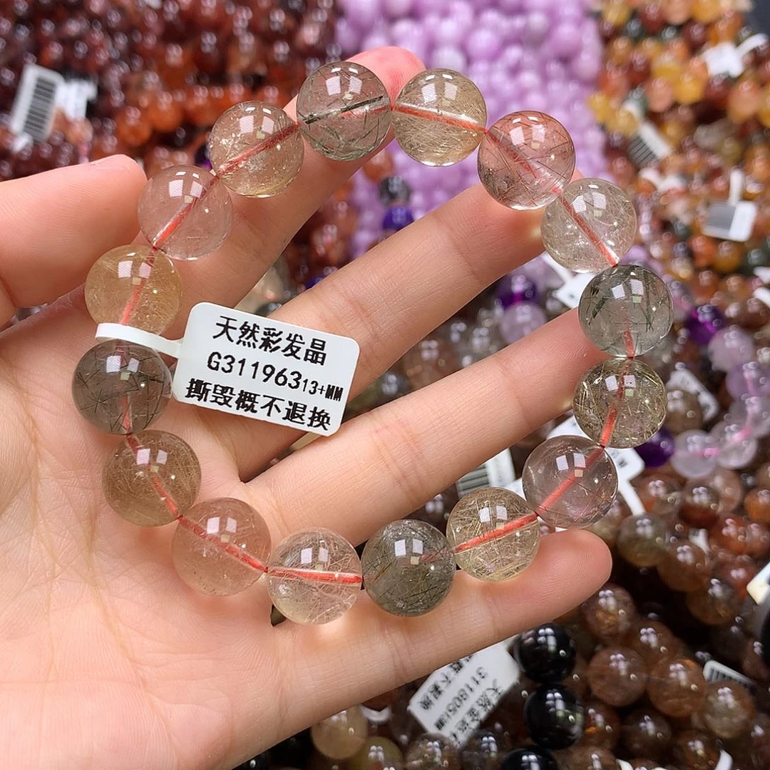 水晶手链未镶嵌，