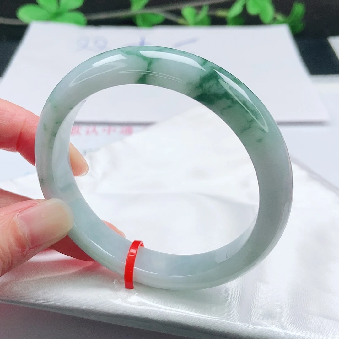 翡翠未镶嵌手镯59圈