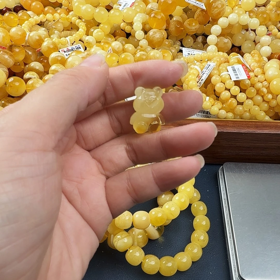 琥珀未镶嵌珠宝奇石