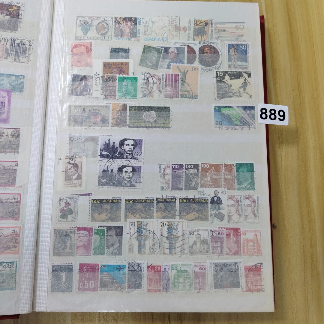 外国邮票多题材人物景物信销盖销票含册889