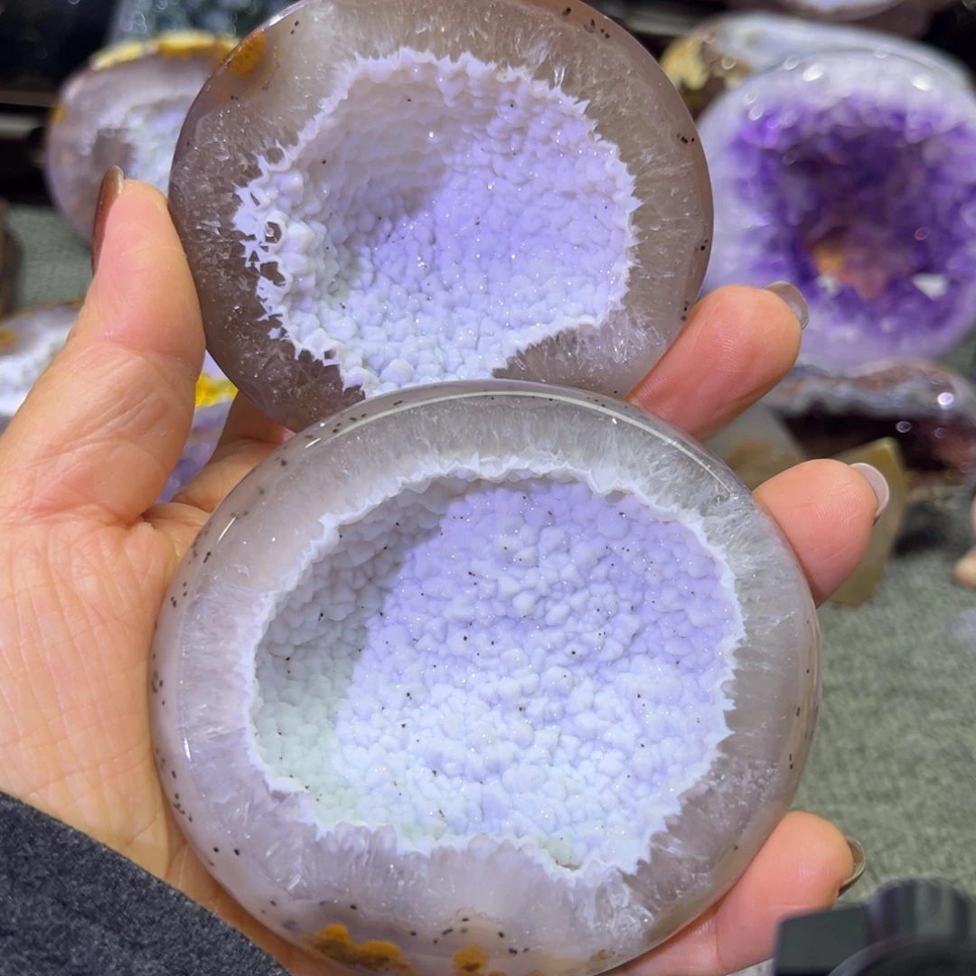 紫晶摆件未镶嵌水晶