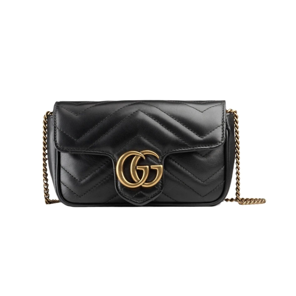 99新 GUCCI/古驰 安洁利严选GG Marmont/BK0155301 斜挎包