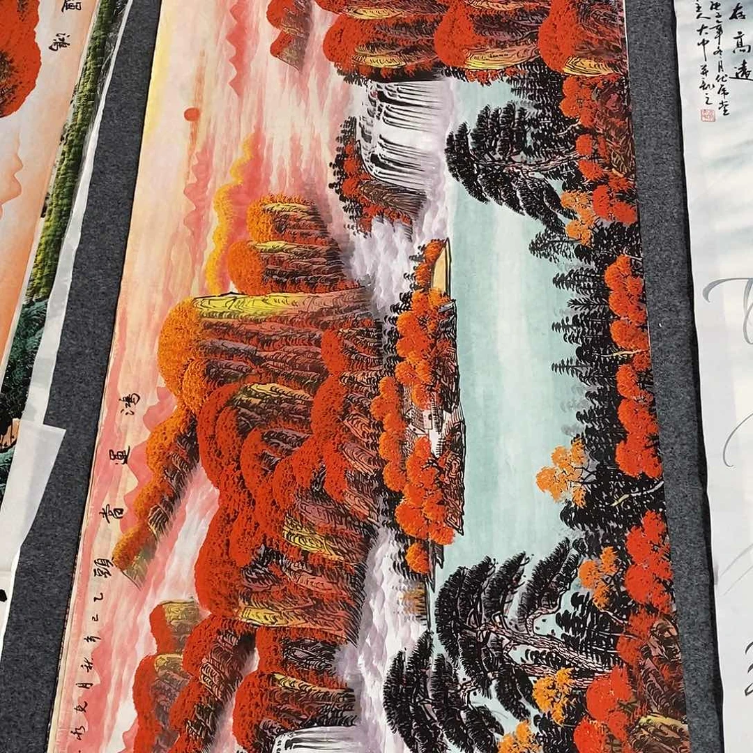 国画画画真的画画