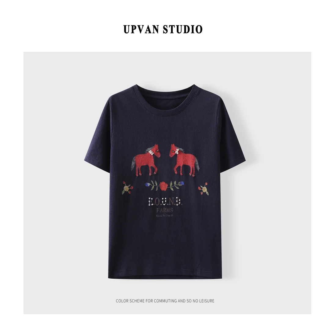 UPVAN   小马T恤