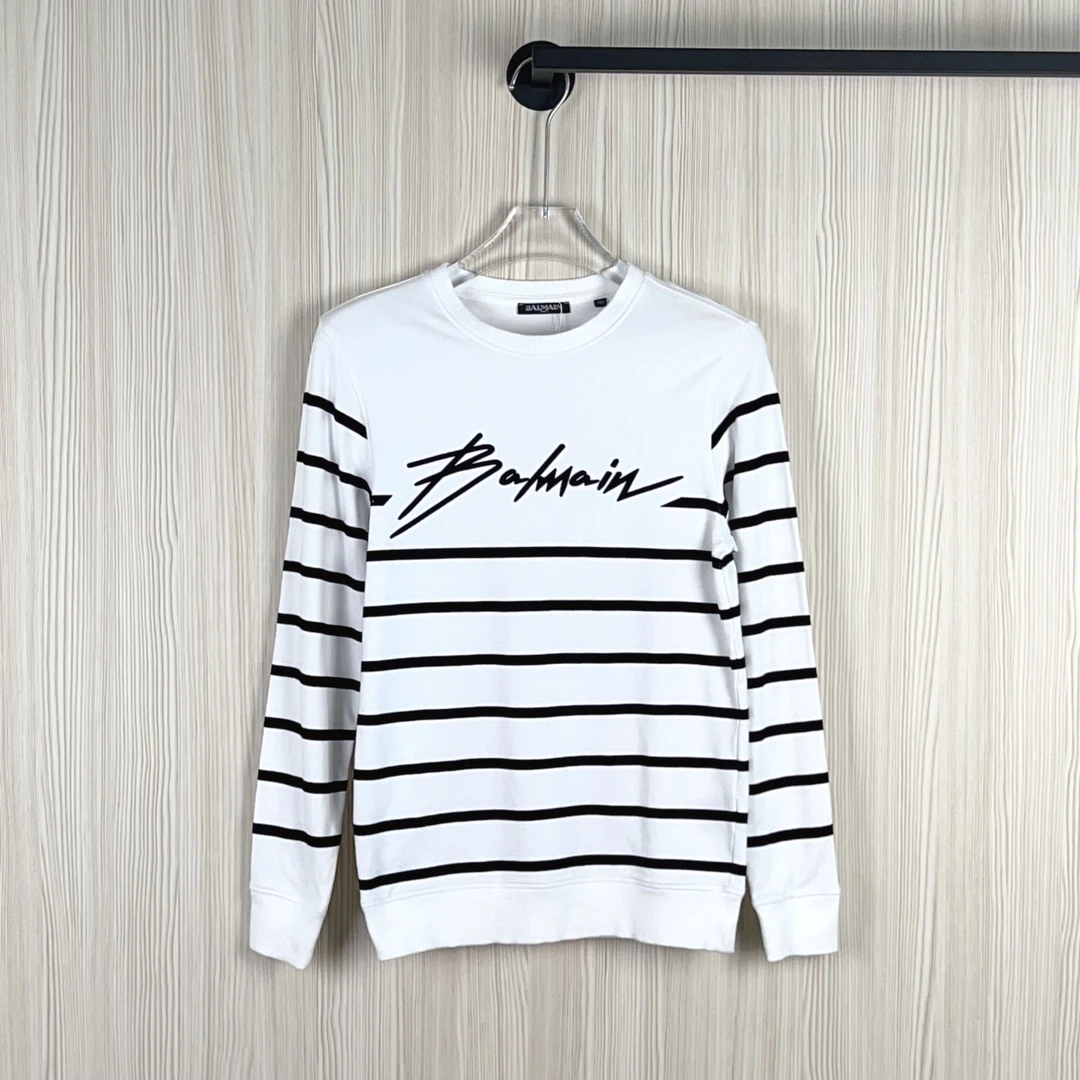 99新 BALMAIN/巴尔曼 安洁利卫衣/尺码XXS/以直播间为准GSS11656