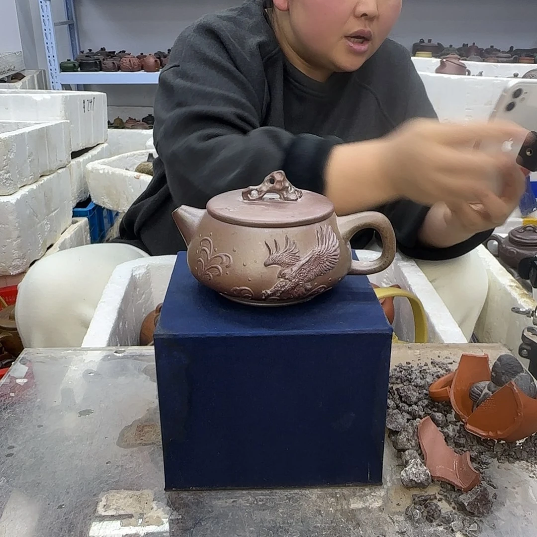 紫砂茶壶宜兴紫砂壶瑕疵处理