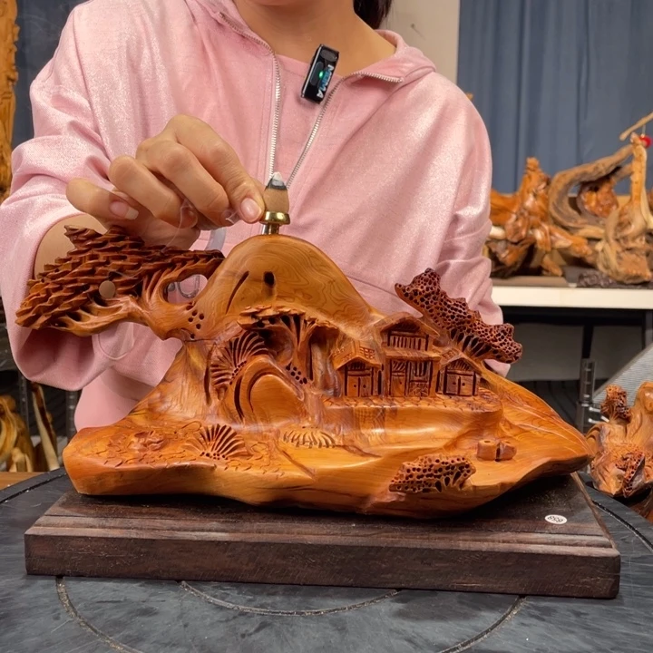 柏木（崖柏）山水倒流香送两盒香