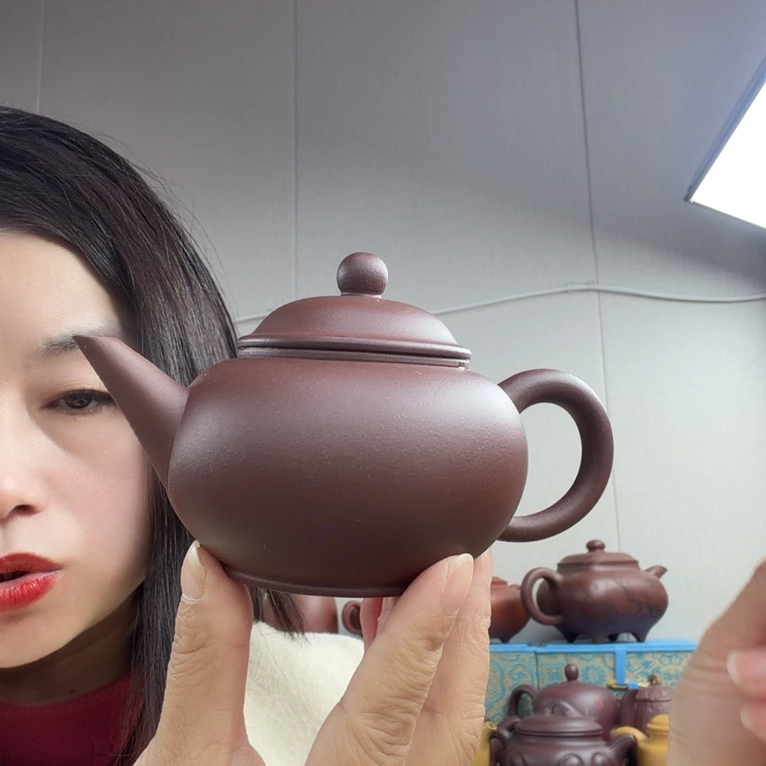 水平壶200cc老紫泥的