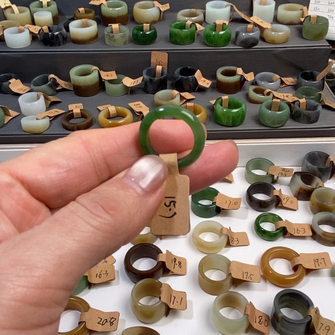 和田玉（糖玉）未镶嵌戒指