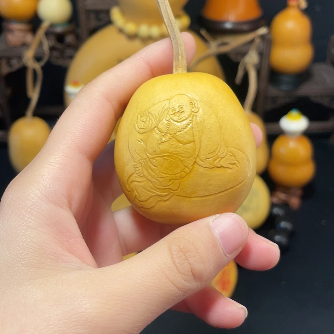 弥勒佛押花葫芦葫芦