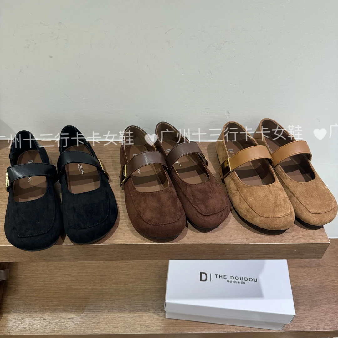 十三行卡卡女鞋 新款一鞋两穿爆款秋季玛丽珍鞋软底小单鞋韩版美