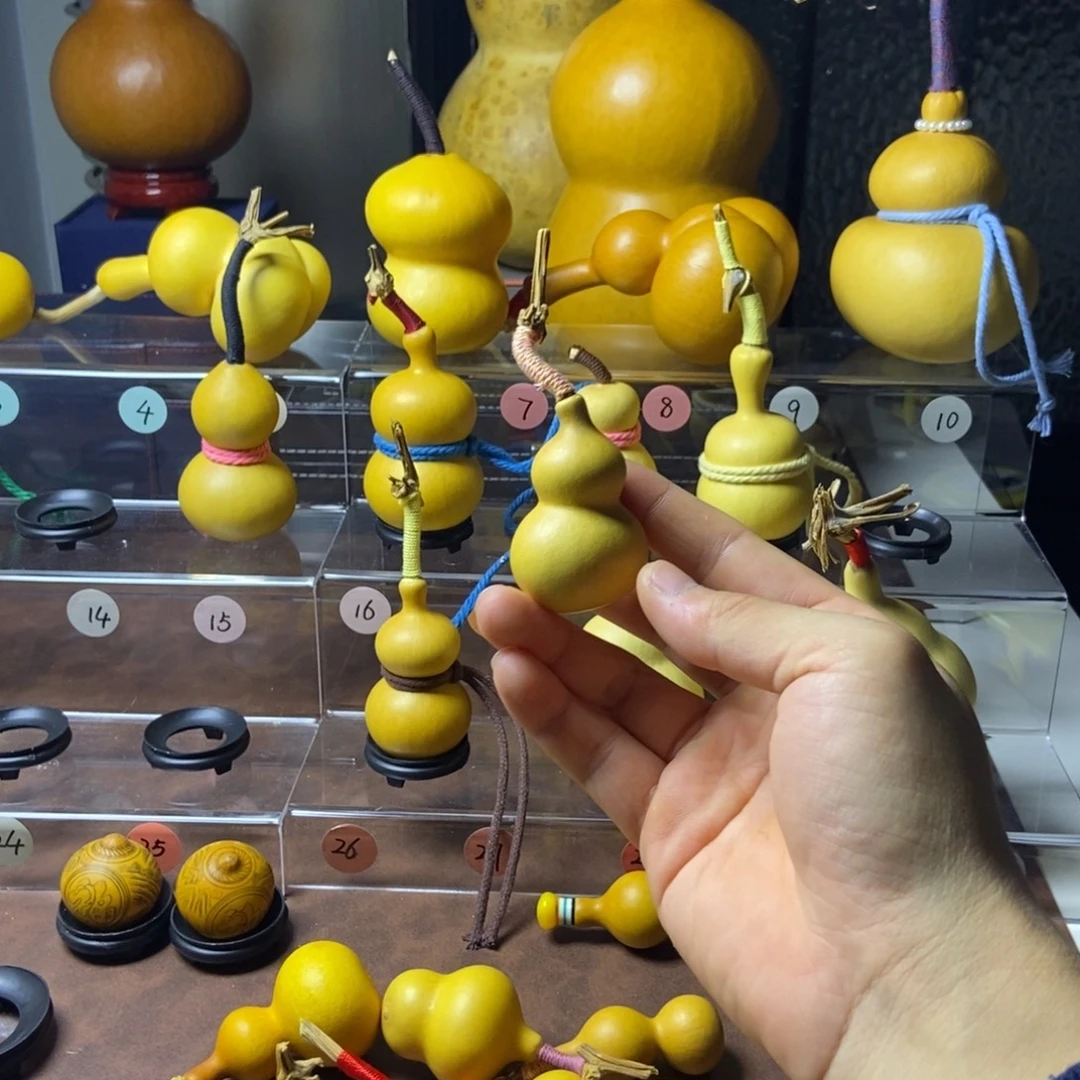 ぜ***泽文玩葫芦，手把件葫芦