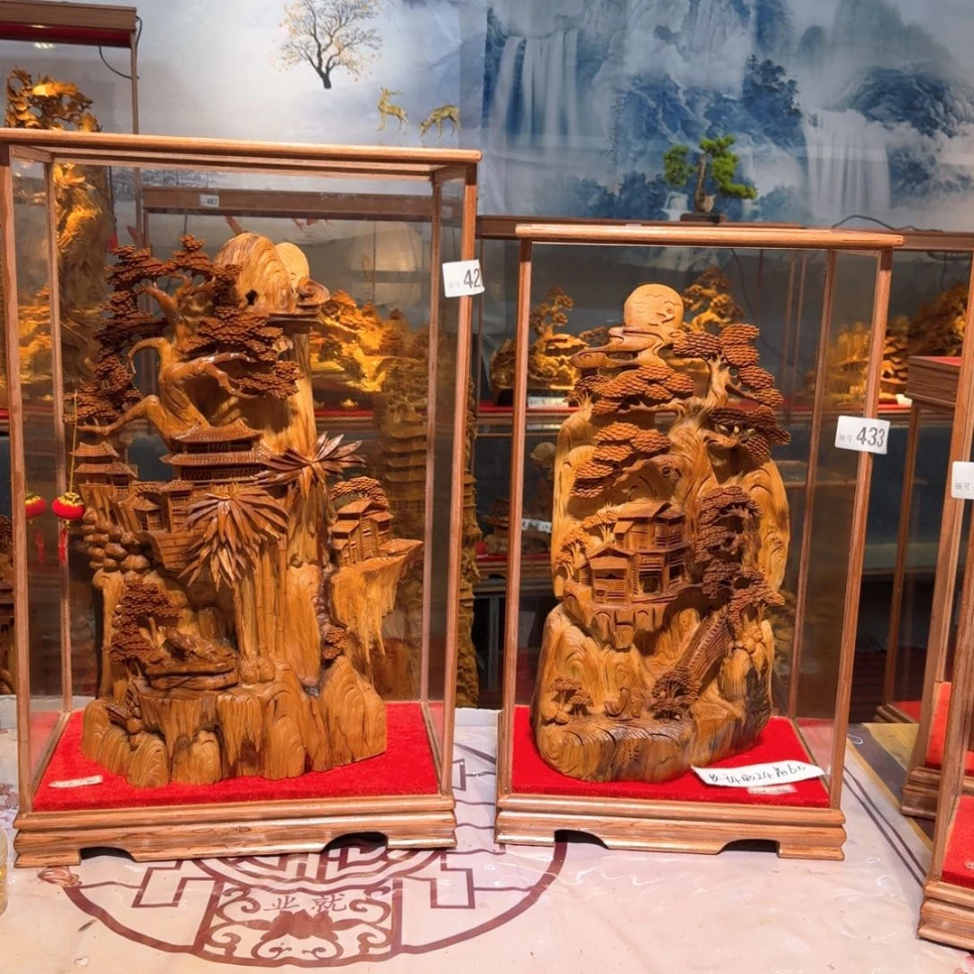 郭***靖柏木（崖柏）木雕款