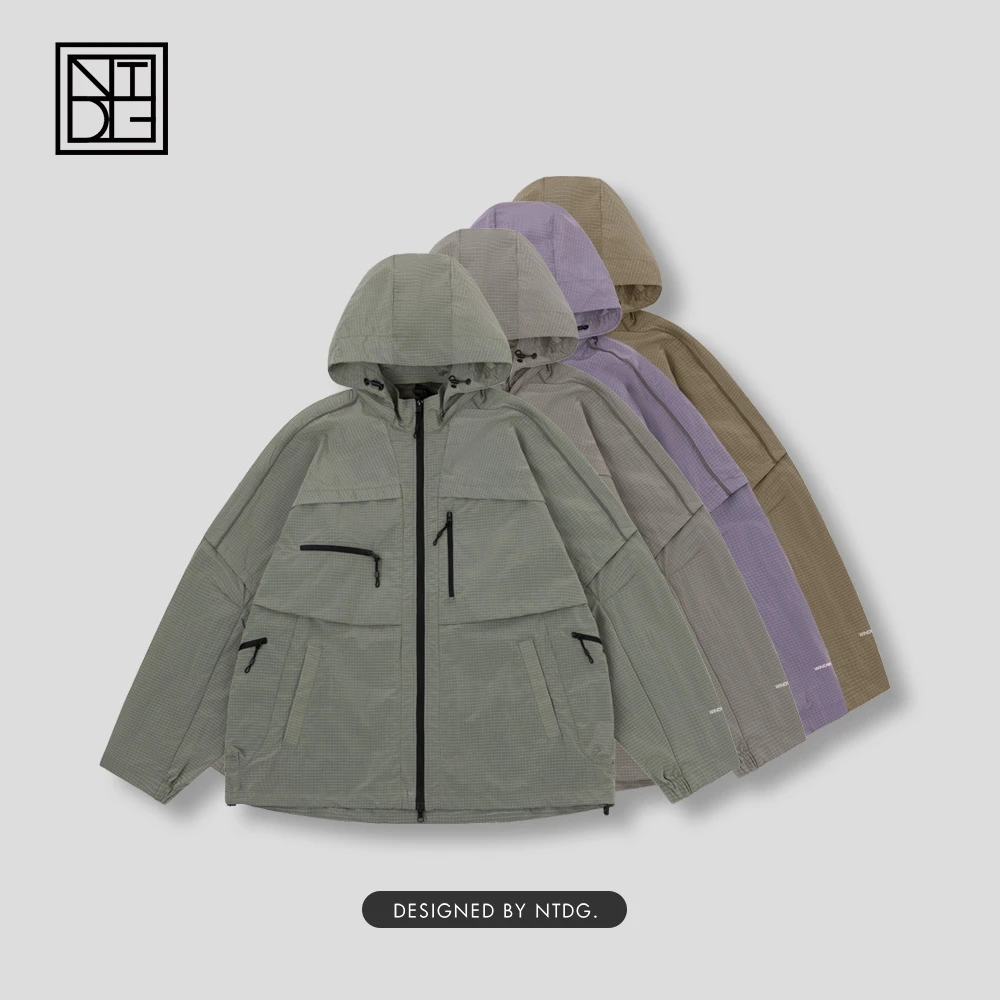 夏季新款UPF50+轻量款透气拼接夹克情侣休闲外套防晒衣88974