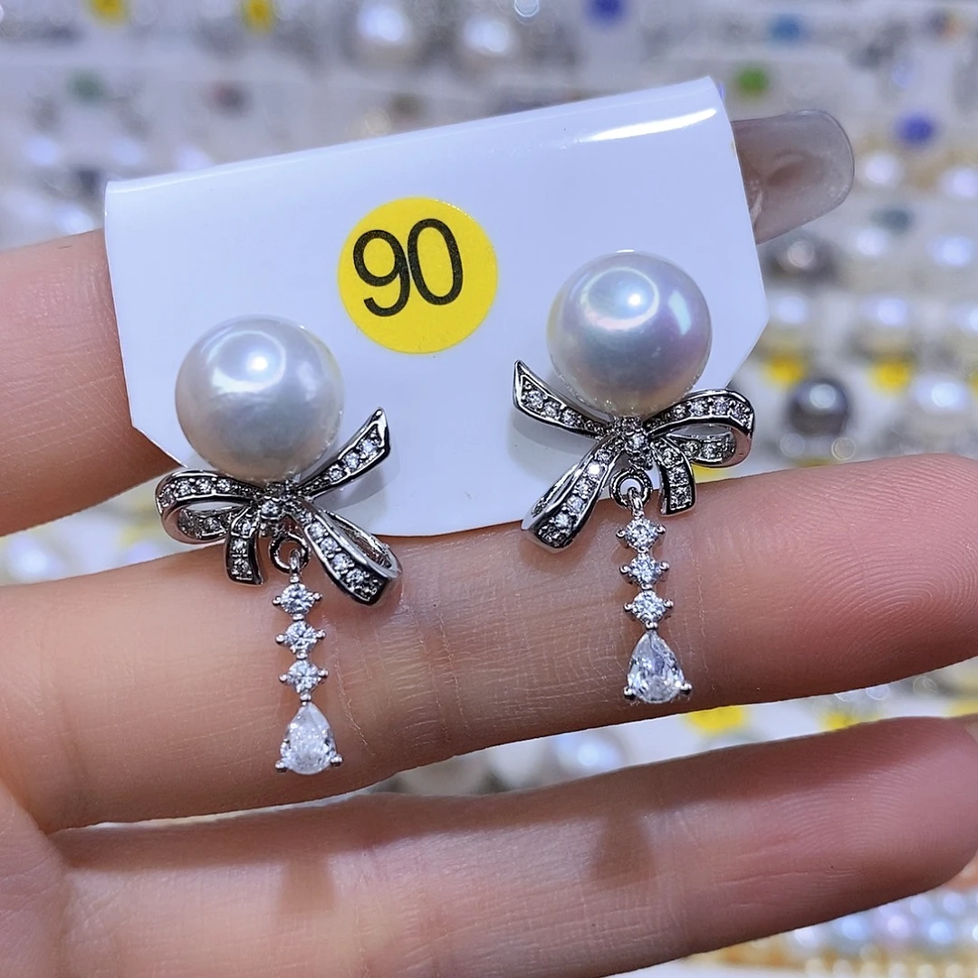 未镶嵌耳饰淡水珍珠