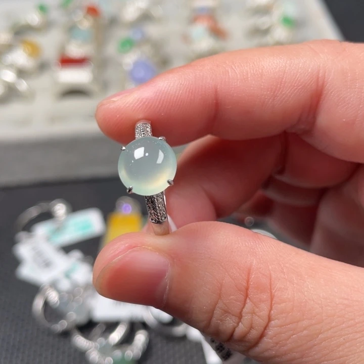 翡翠未镶嵌戒指缅甸天然翡翠