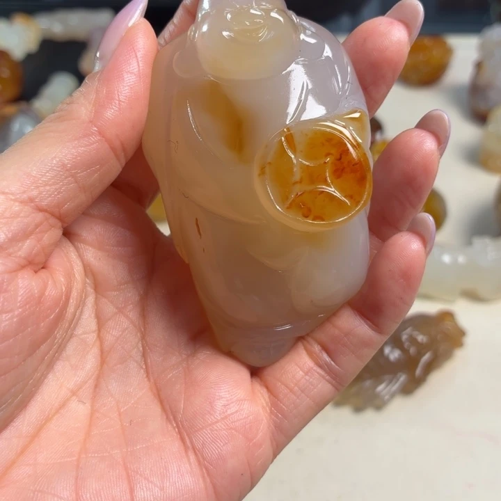玛瑙/玉髓未镶嵌吊坠(不含链)
