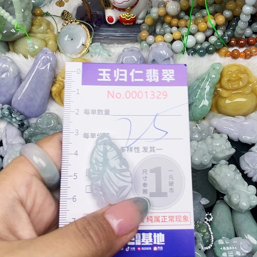翡翠未镶嵌颈饰112