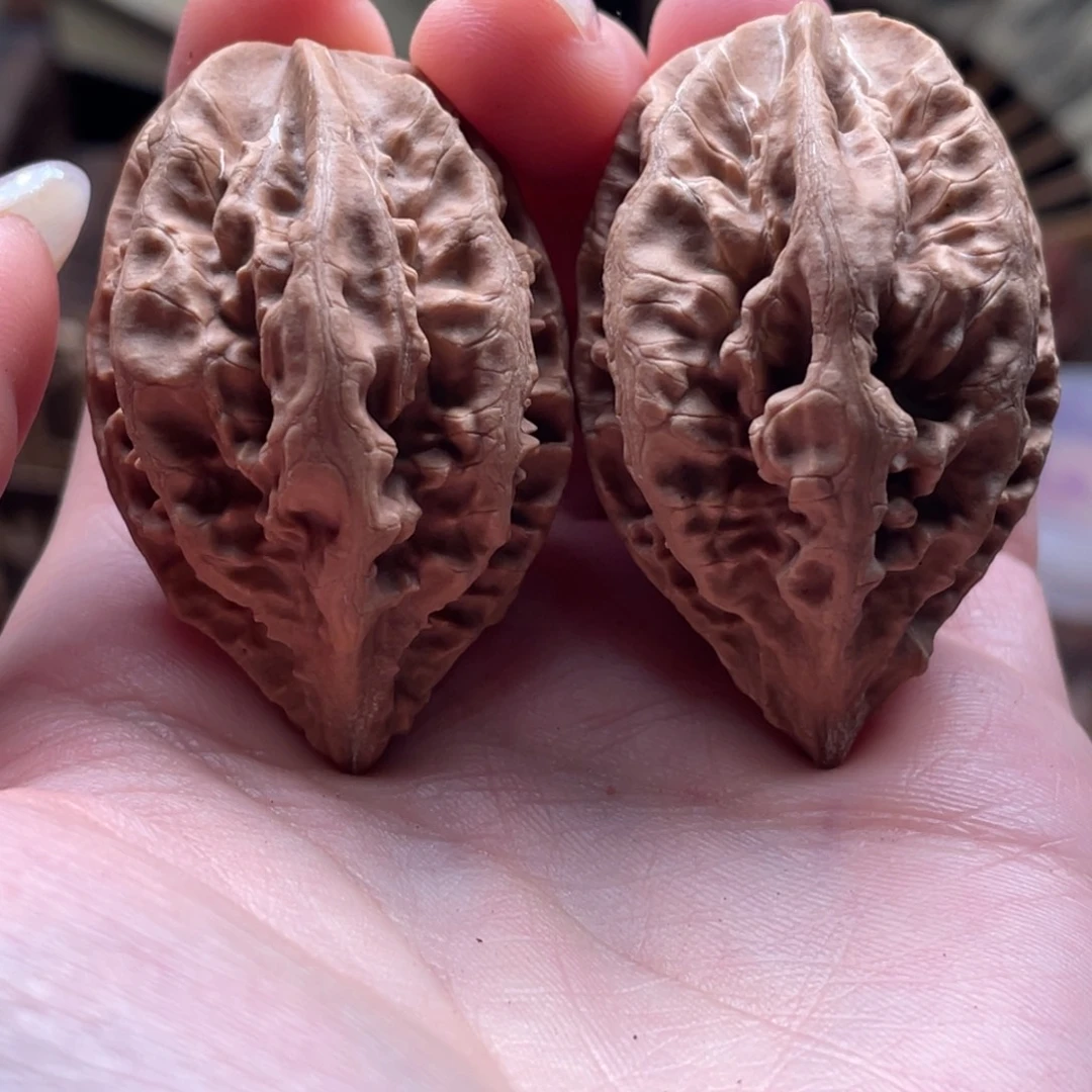 文玩核桃把件楸刀鱼8