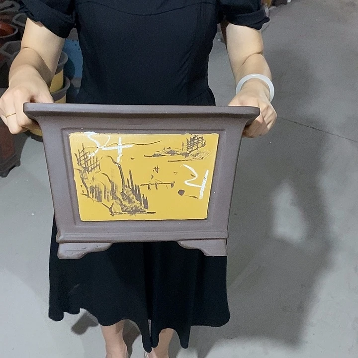 紫砂花盆紫砂花盆