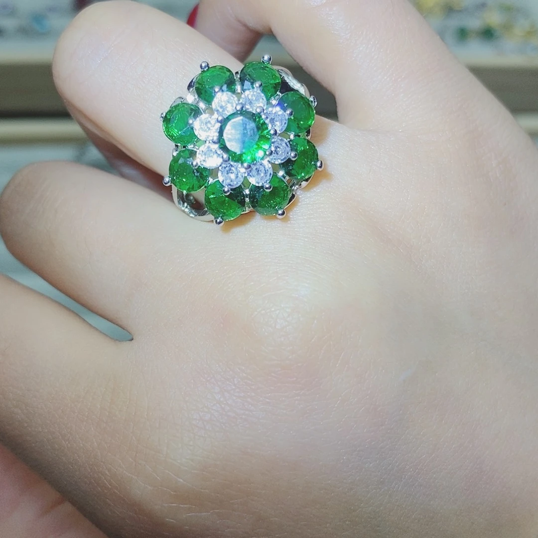【闪购商品】托帕石耳饰银S925镶嵌