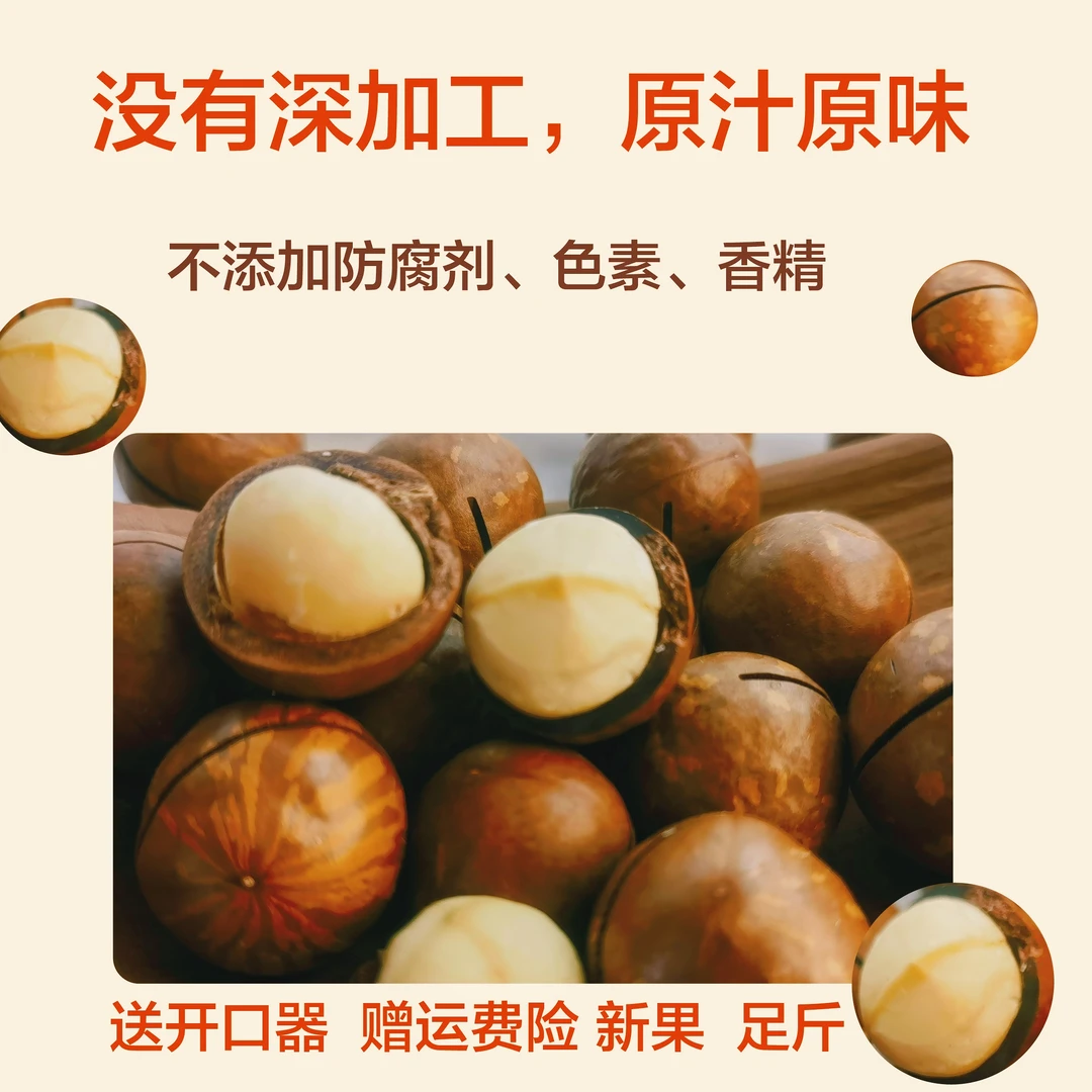 20-22大小 到手2斤 夏威夷果 新货 解馋零食