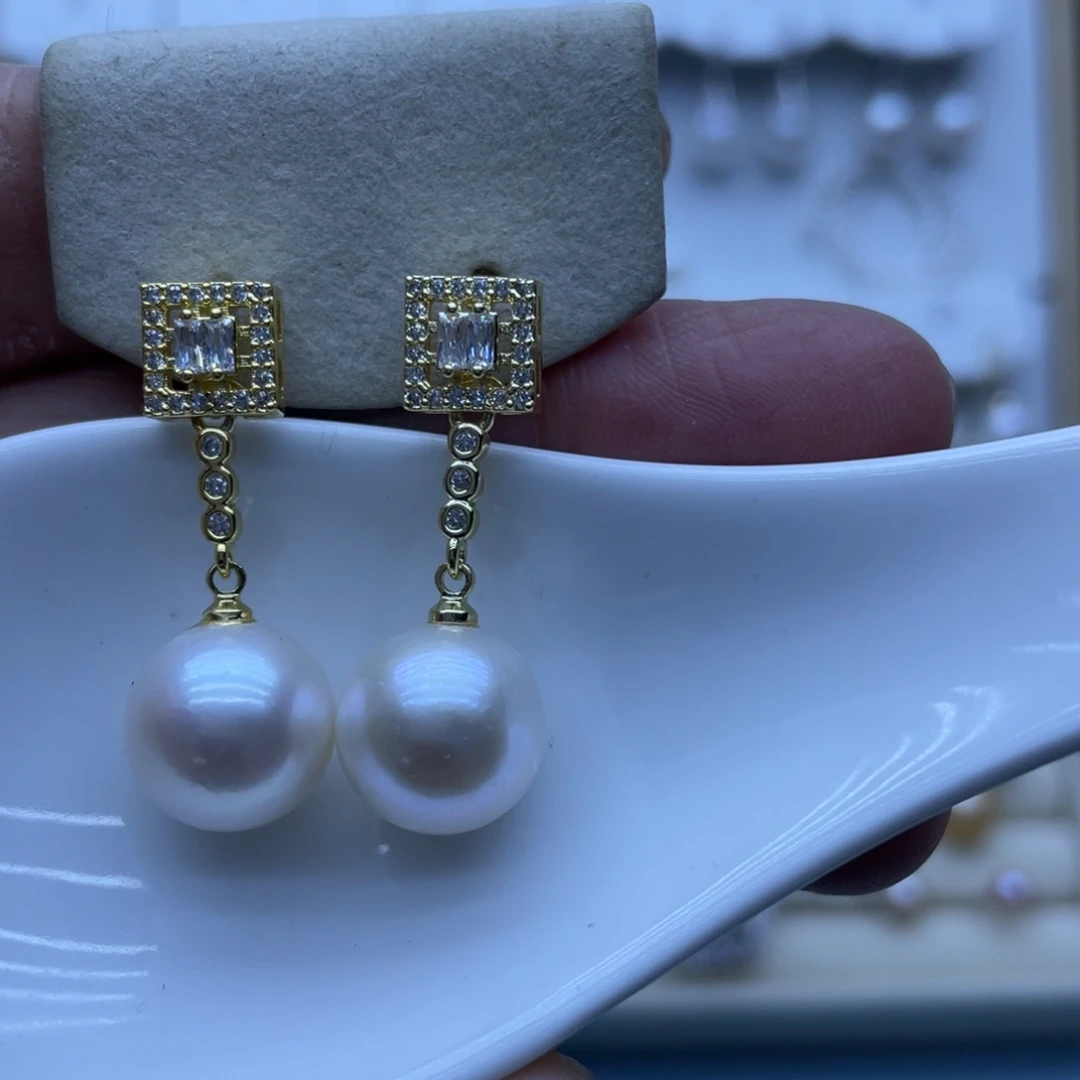 耳饰未镶嵌淡水珍珠