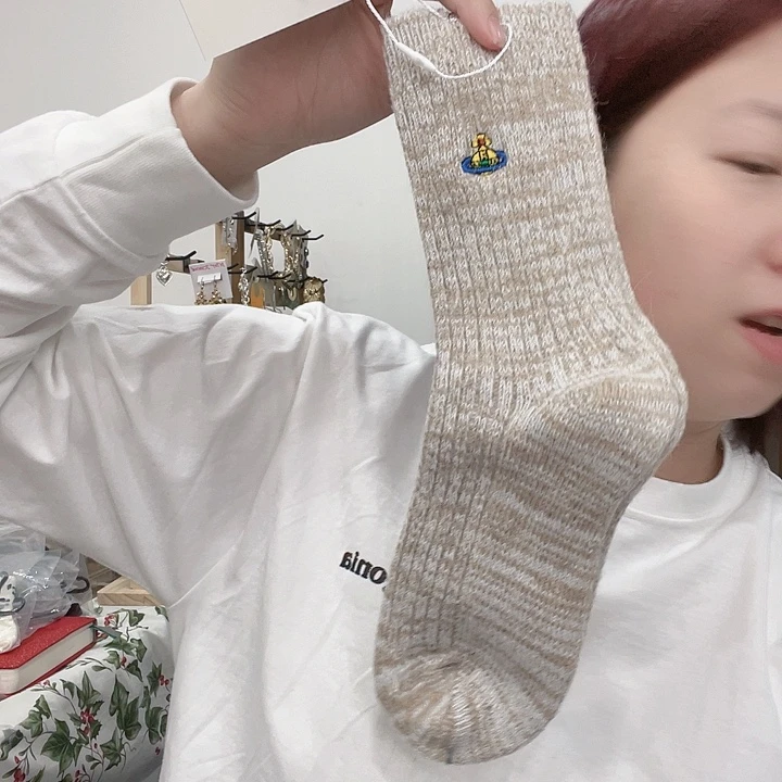 三醋酯纤维多太后兔羊孤品袜子100