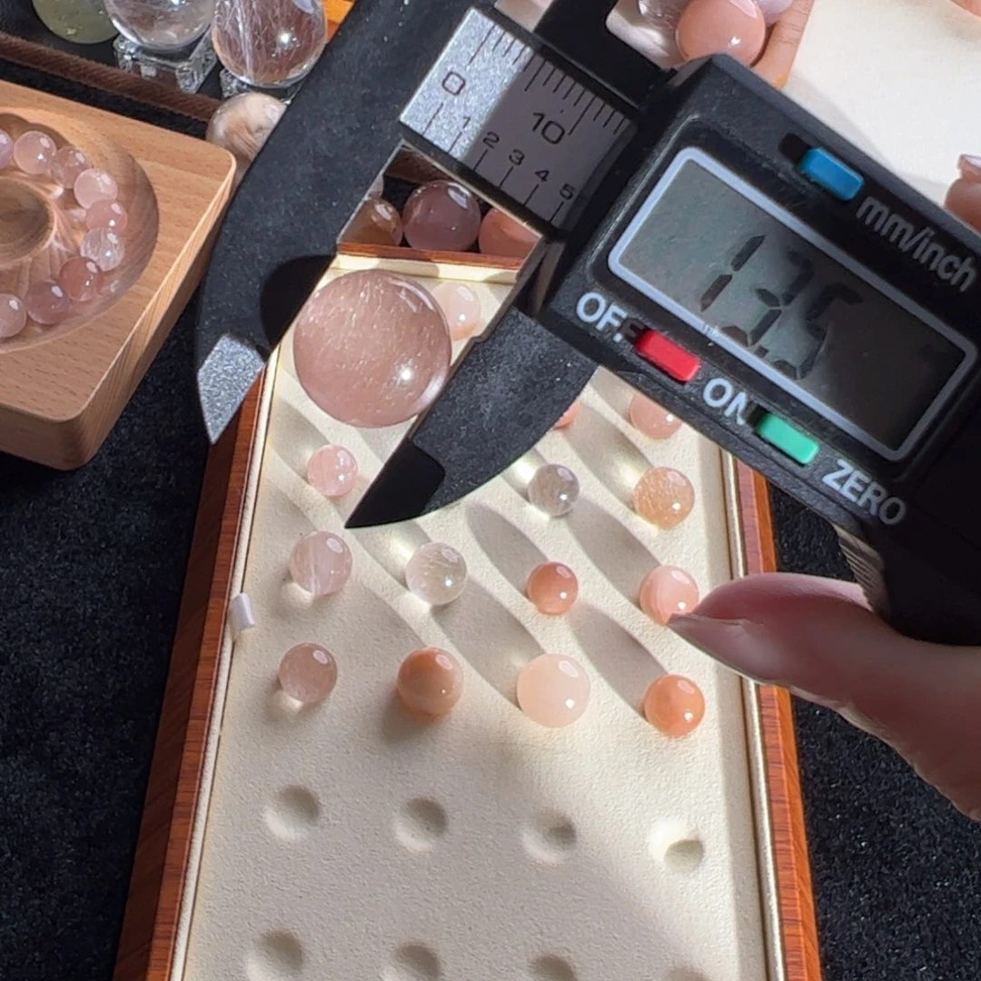 A***n水晶未镶嵌手链13.5m定制通孔不退不换