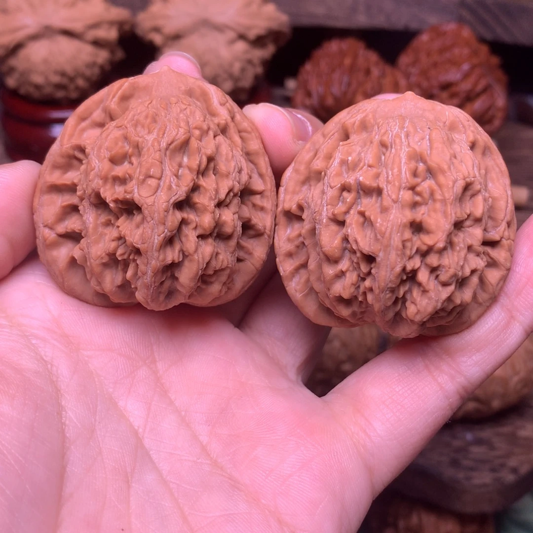 吊坠文玩核桃41.8虎头全品