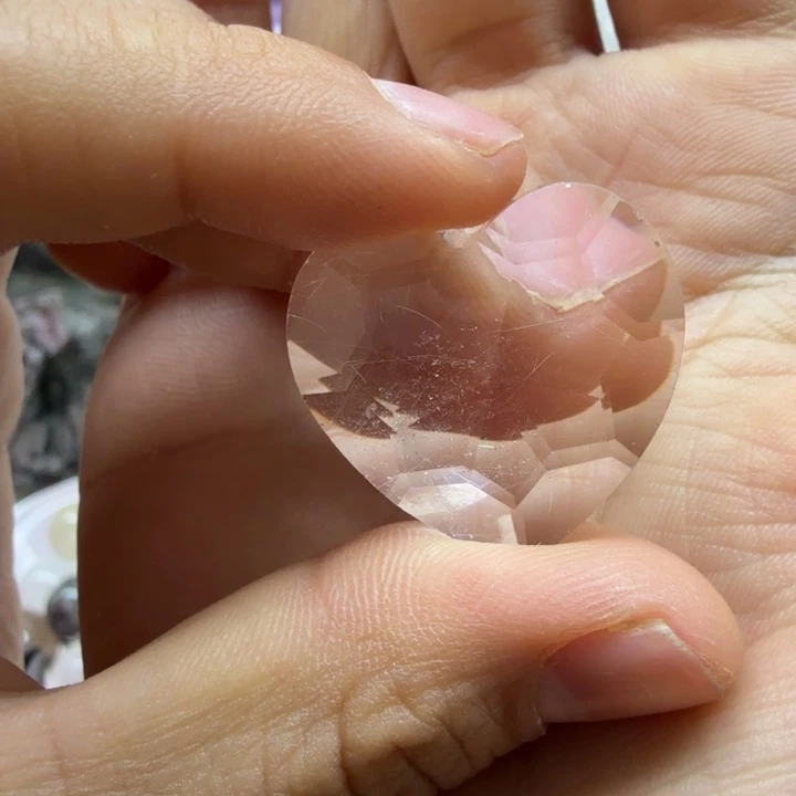 水晶未镶嵌珠宝半成品