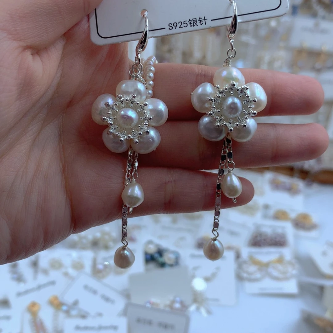 颈饰合金淡水珍珠