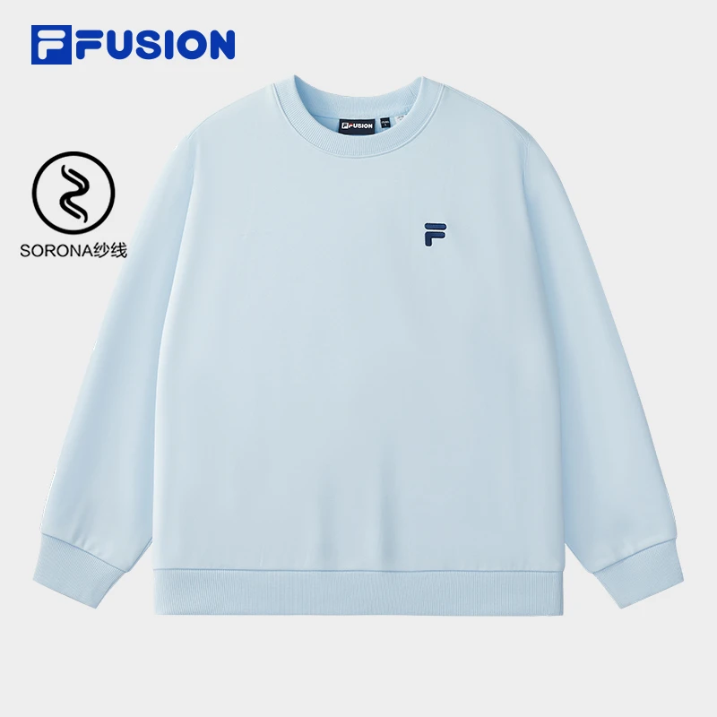 【早秋上新】FUSION斐乐流光风松弛感休闲宽松套头卫衣T11U533203F