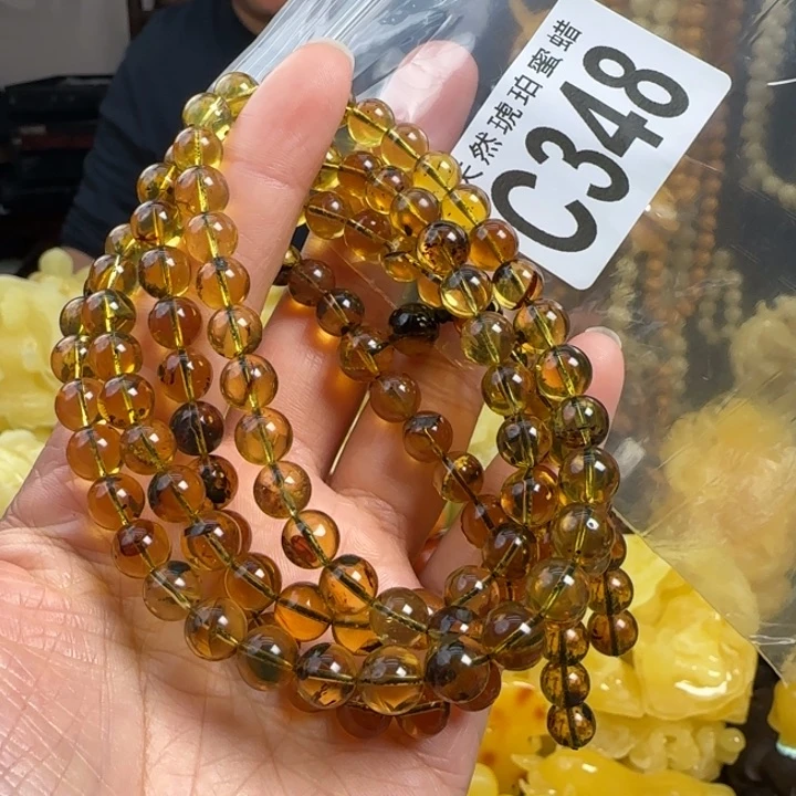 琥珀珠宝奇石未镶嵌有瑕疵7