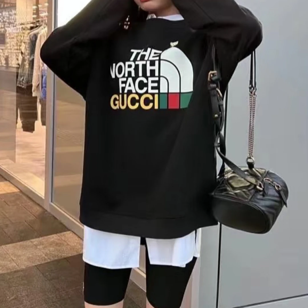 99新 GUCCI/古驰 黑色联名款字母logo卫衣 99新 sz0030