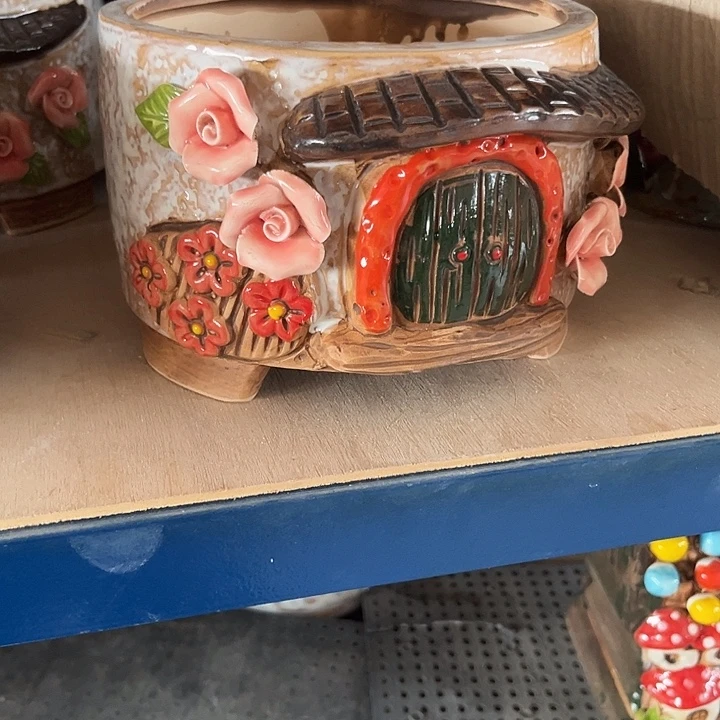 紫砂花盆粗陶材质多肉花盆