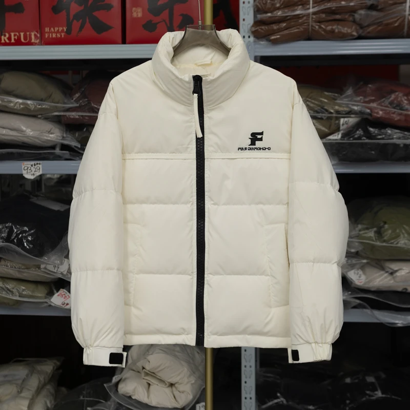 8821 冬季御寒保暖男士百搭时尚运动潮流帅气短款修身棉外套