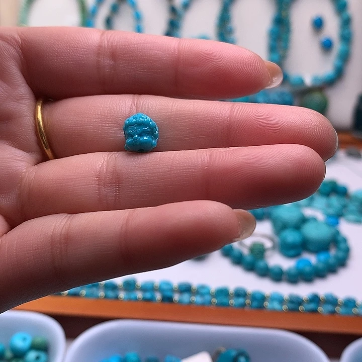 绿松石未镶嵌珠宝奇石卡7