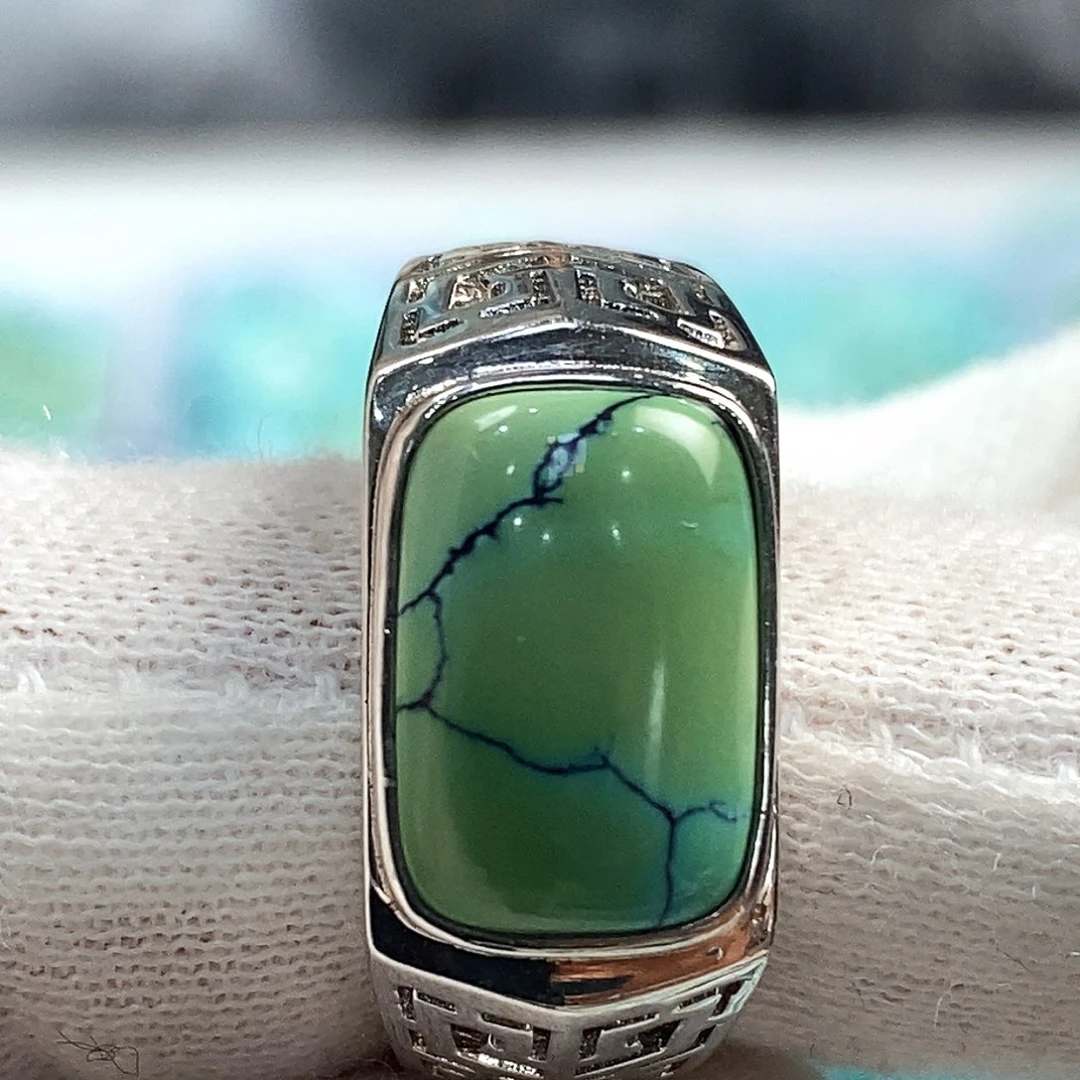 绿松石银S925镶嵌配饰