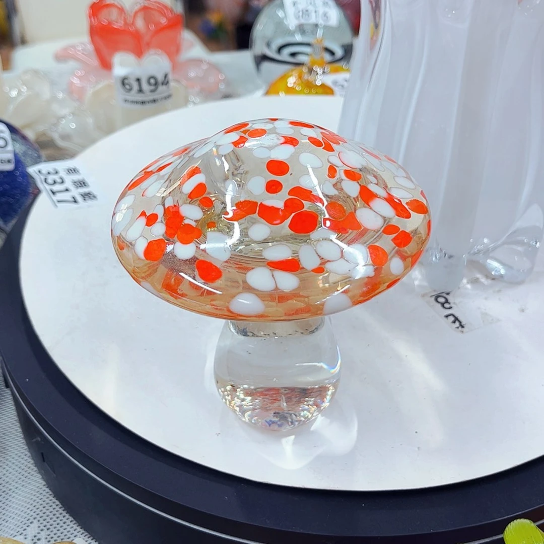 蘑菇 家悦花瓶摆件不完美