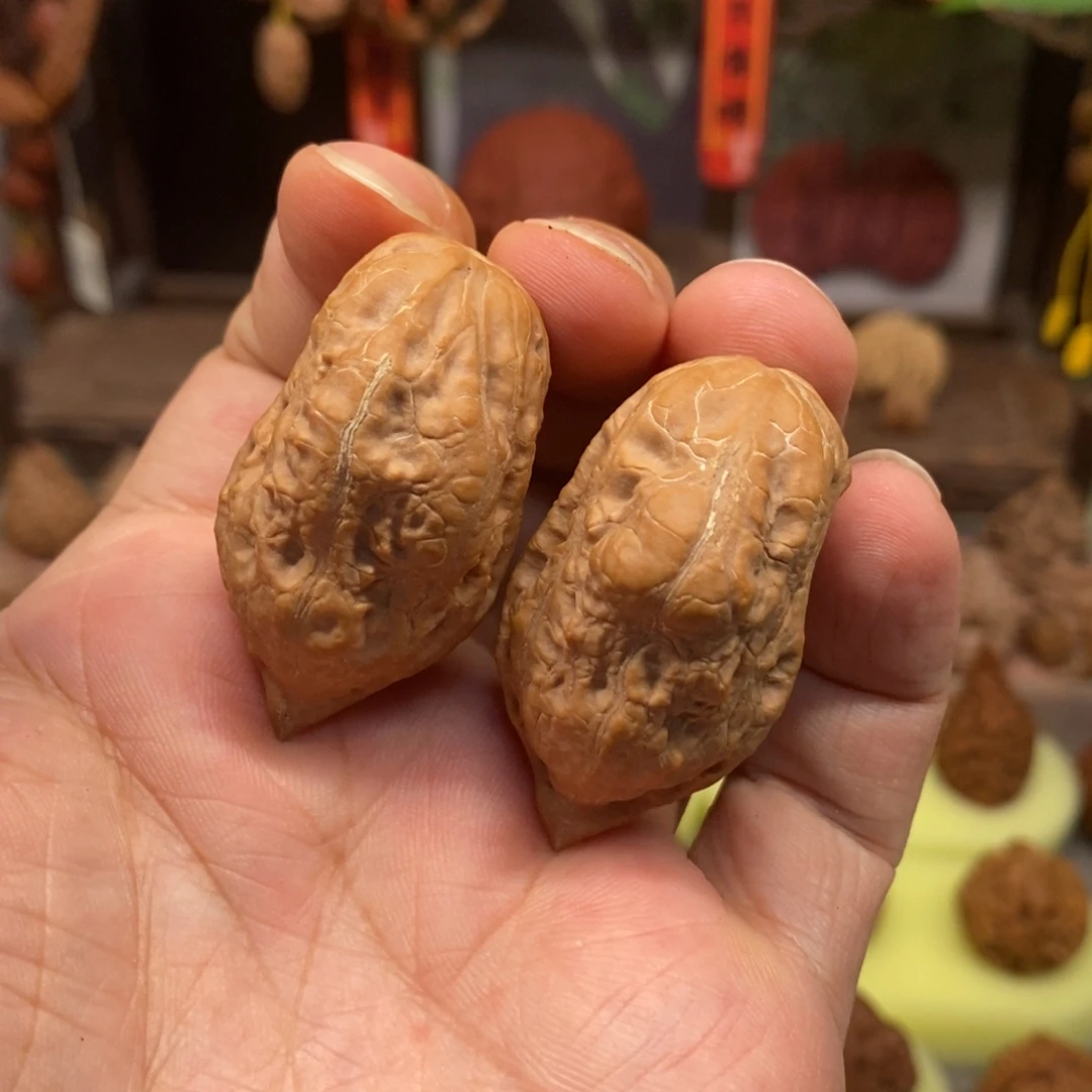 文玩核桃把件老款寿星头