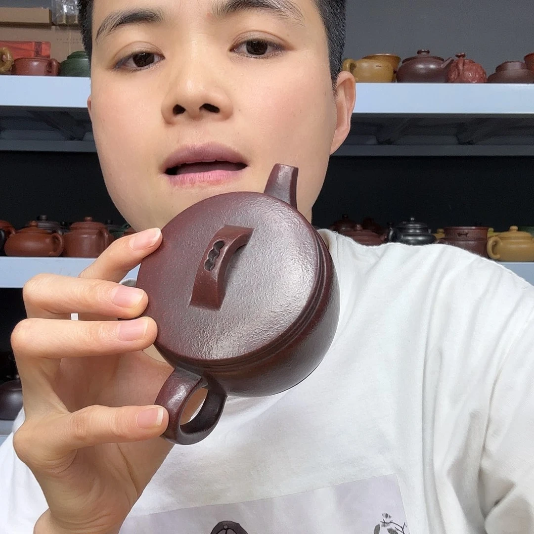 茶壶紫砂民间手艺人全手工制作