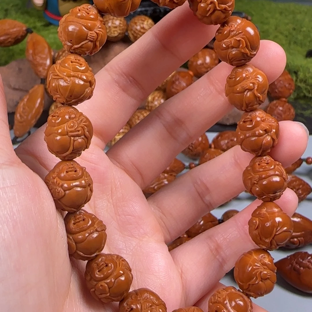 手串/手链橄榄核12小籽弥勒手串手持
