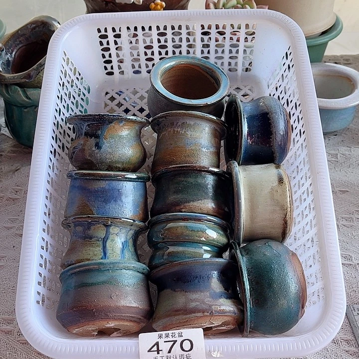 红陶陶瓷花盆470