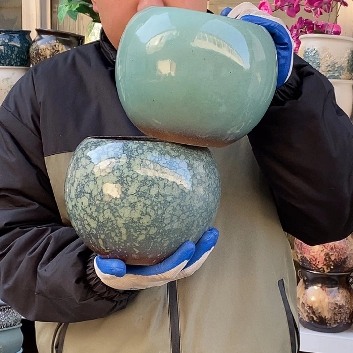 紫砂花盆口15高18福利