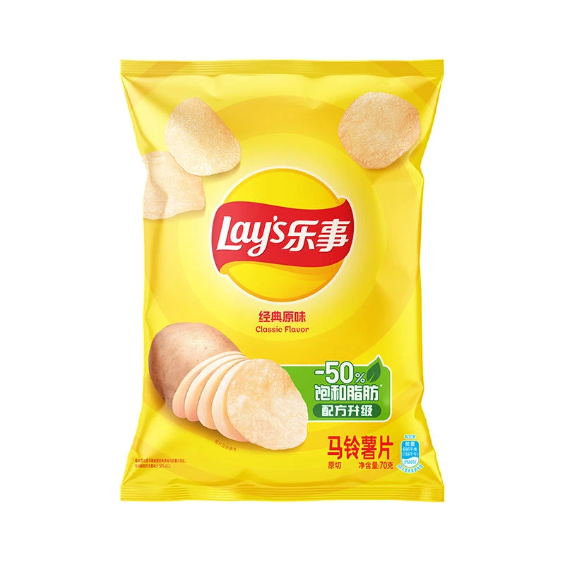 乐事经典薯片 原味 70g