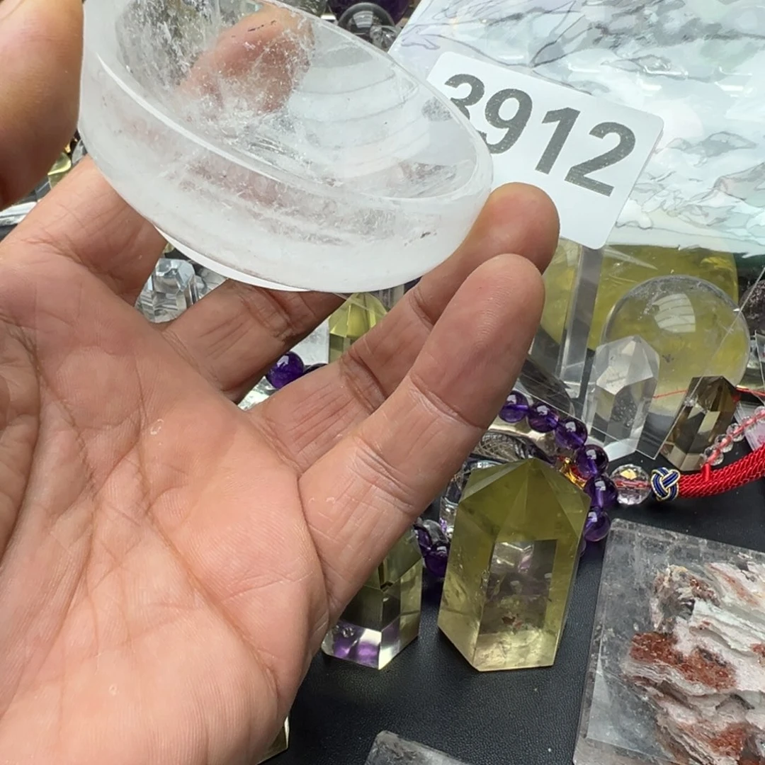 未镶嵌珠宝半成品水晶叮*当水晶3912