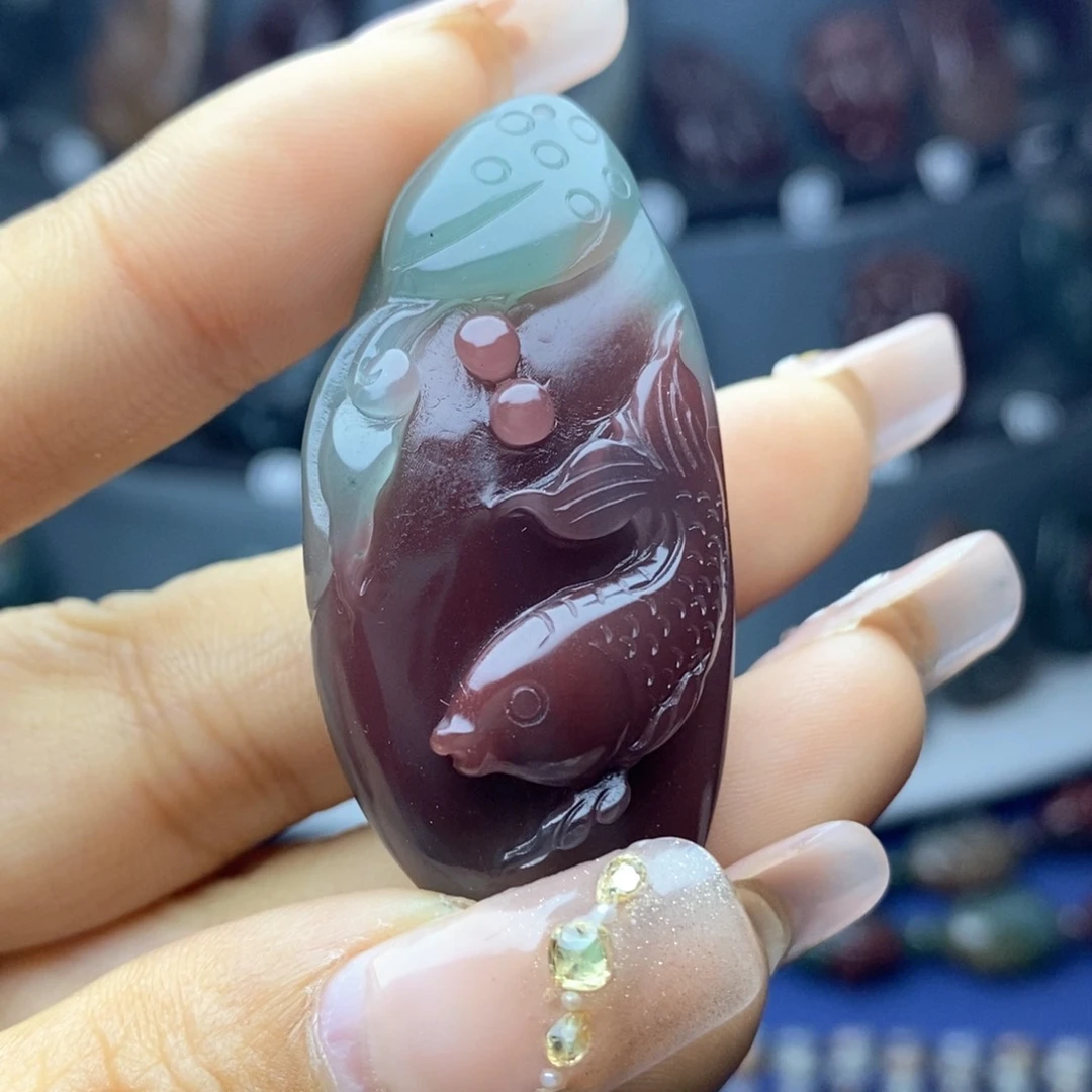 玛瑙/玉髓吊坠(不含链)未镶嵌